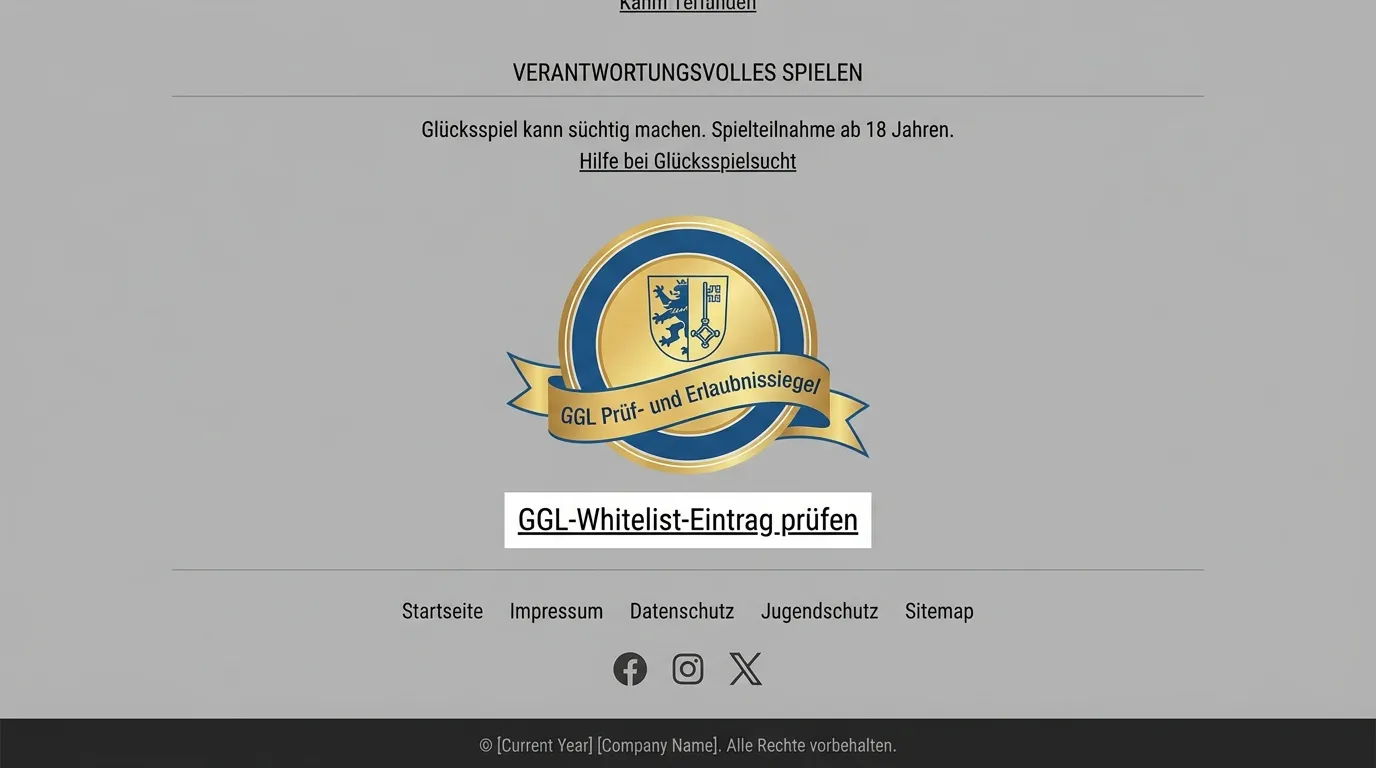 GGL Prüf- und Erlaubnissiegel erkennen – offizielles Siegel legaler Sportwetten-Anbieter für Squash Kombiwetten in Deutschland