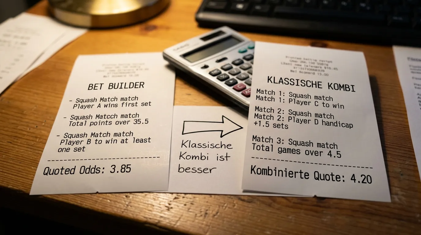 Squash Bet Builder Praxis: Quoten vergleichen und Korrelationsrisiken beim Same Game Multi bewerten