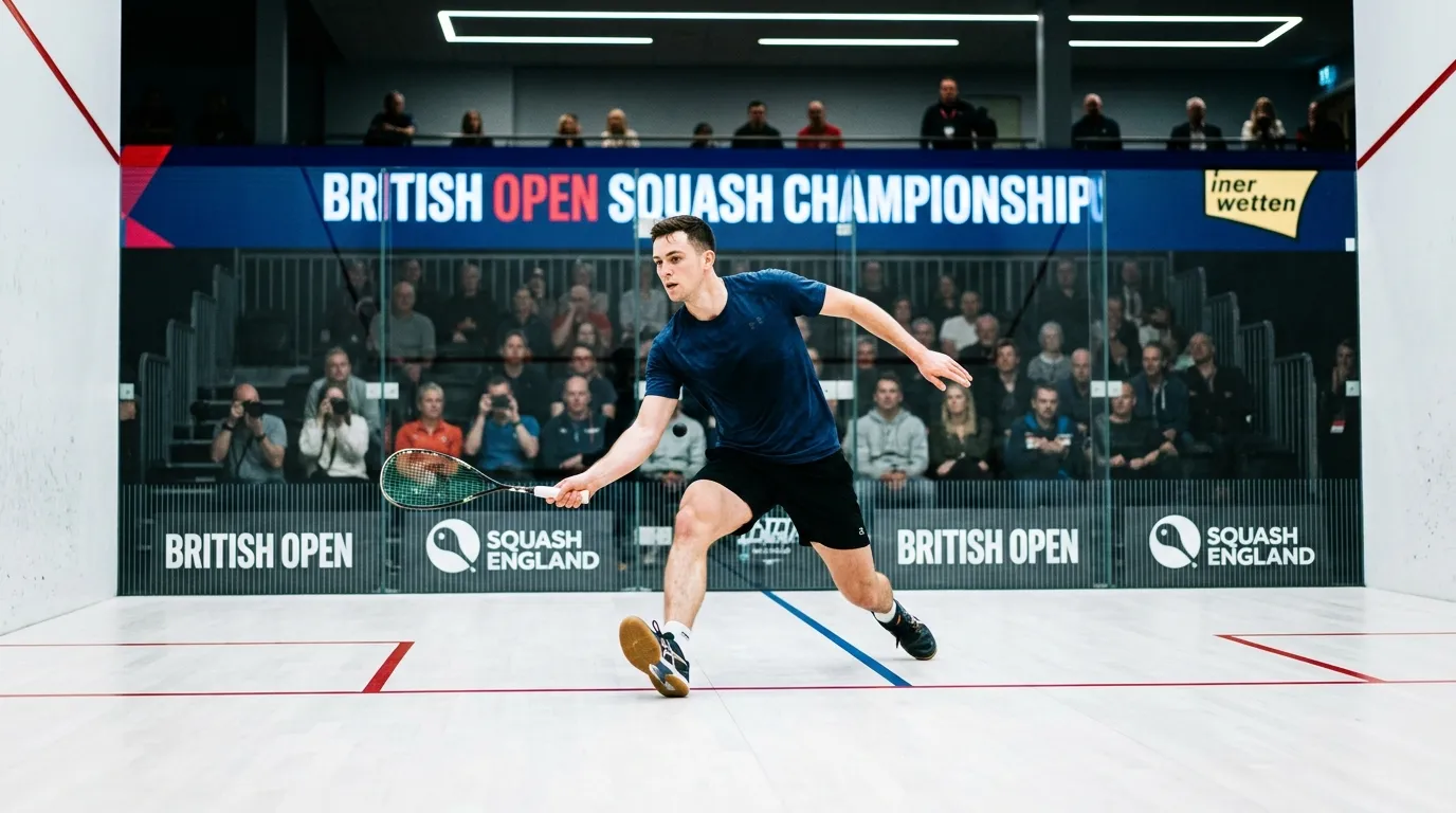 Squash British Open Wetten – Kombiwetten auf das älteste Squash-Turnier der Welt mit PSA-Teilnehmern und deutschen Wettmärkten