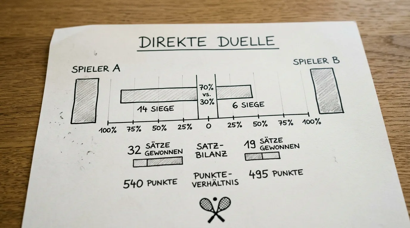 Head-to-Head Statistiken Squash Kombiwetten – direkte Duelle als Analysegrundlage für Wettentscheidungen